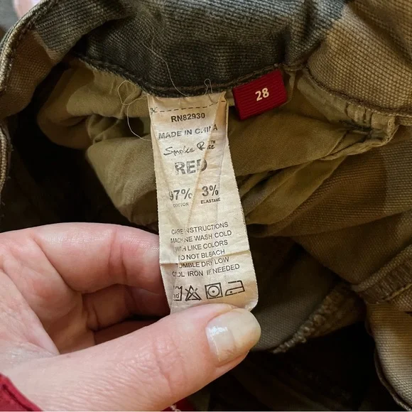 Smoke Rise NY | Cargo-Style Patterned Pants - Picture 12 of 12